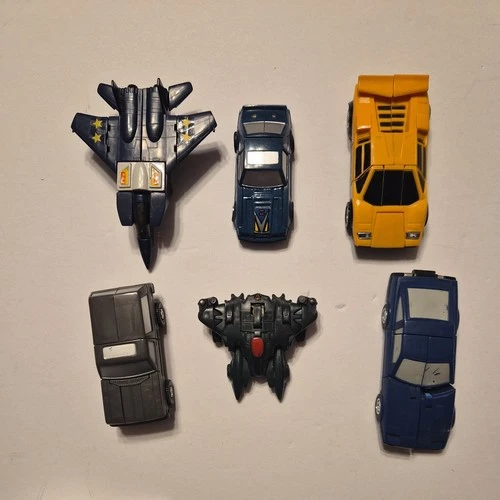 Vintage Gobots Lot Of 6 Leader 1 One Puzzler Bandai Machine Robo Go-Bots