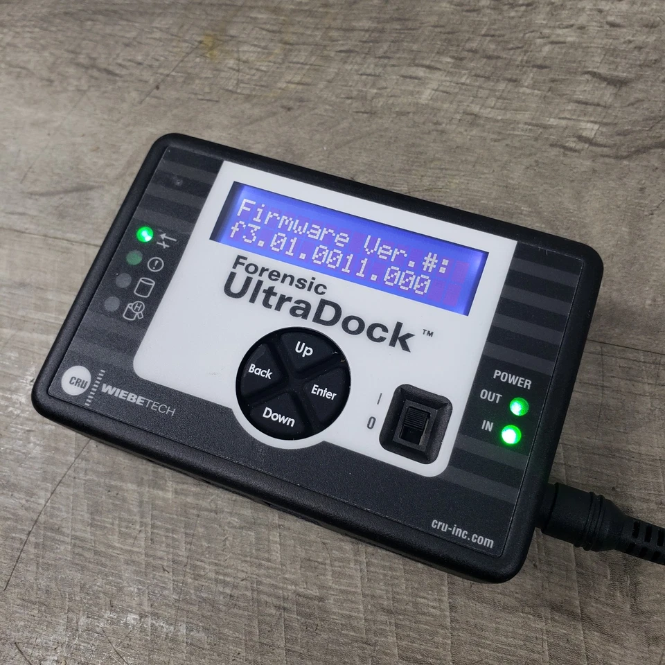 CRU Wiebetech Forensic UltraDock FUD v5.5 Data Recovery Write Blocker 31350-3109 - Image 2 of 4