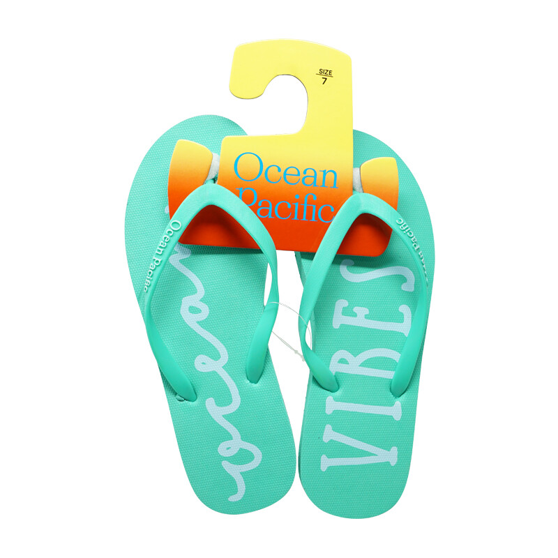 OP OCEAN PACIFIC WOMENS BEACH OCEAN VIBES FLIP FLOP 1990₽