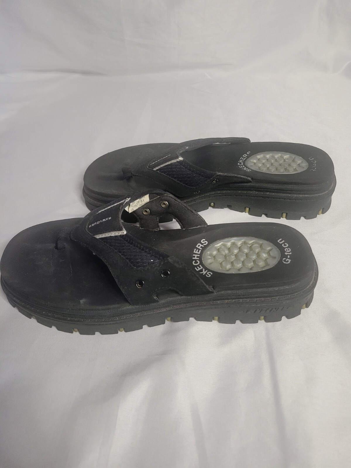Skechers G-Tech Chunky Black Jammers (Size 9) image 5
