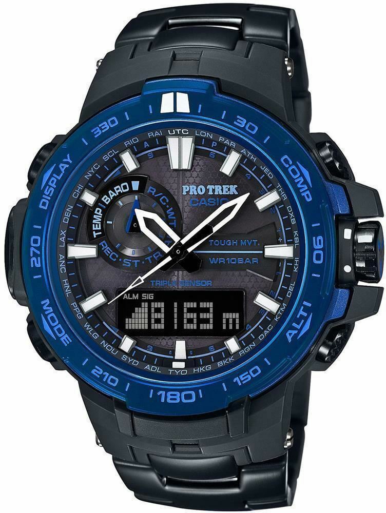 Casio Pro trek PRW-6000SYT-1D Triple Sensor Black Titanium Casio Pro trek PRW-6000SYT-1D Triple Sensor Black Titanium