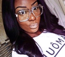 Oversized XL Large Square Gazele Gangster Aviator WaYfe Eyeglasses Frames 1193 L