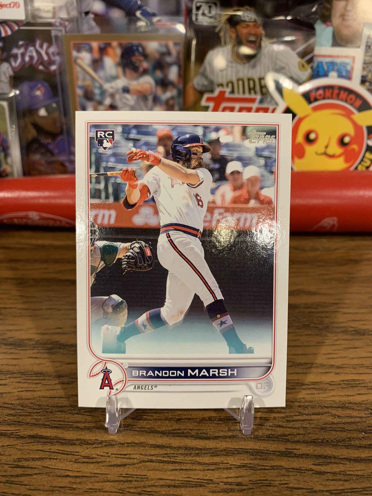 2022 Topps Brandon Marsh Photo Image Variation SP Rookie RC #243 Angels