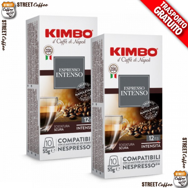 200 Waffles Capsules Coffee kimbo mixture Intense Compatible Nespresso Photo Related