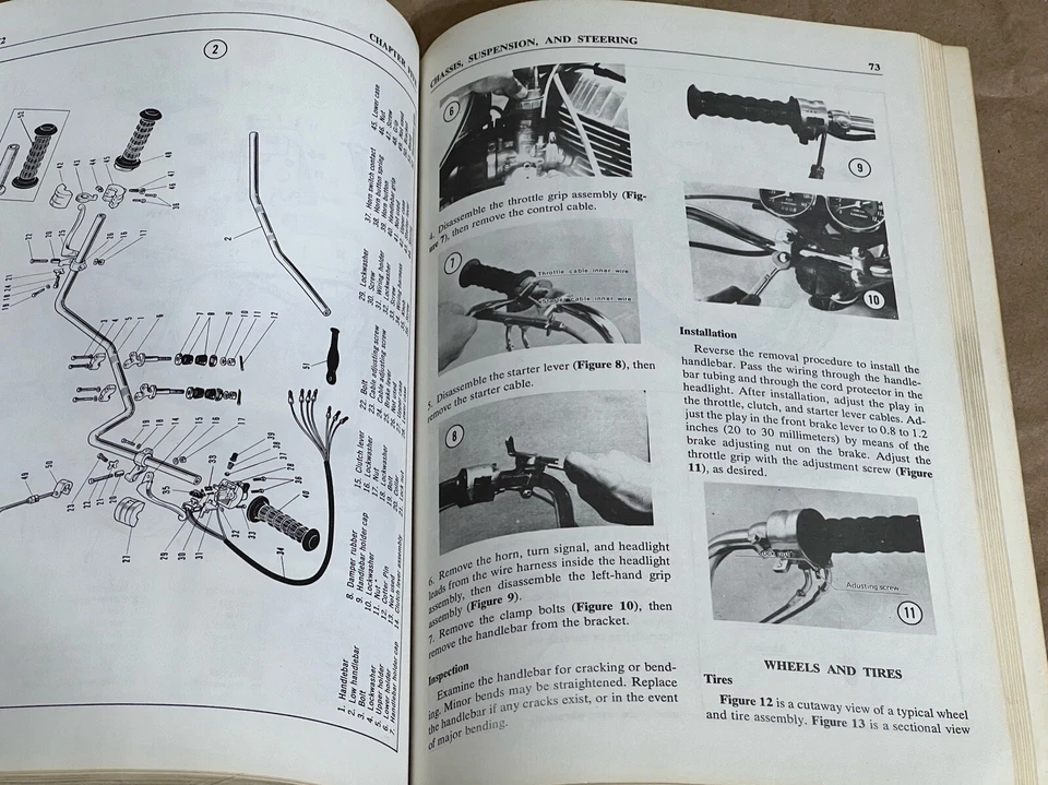 Clymer M352 66-71 Kawasaki A1 A1SS A1R A7SS A7 A7R 250 350 gemelos servicio de tienda Ma Foto 3 de 4
