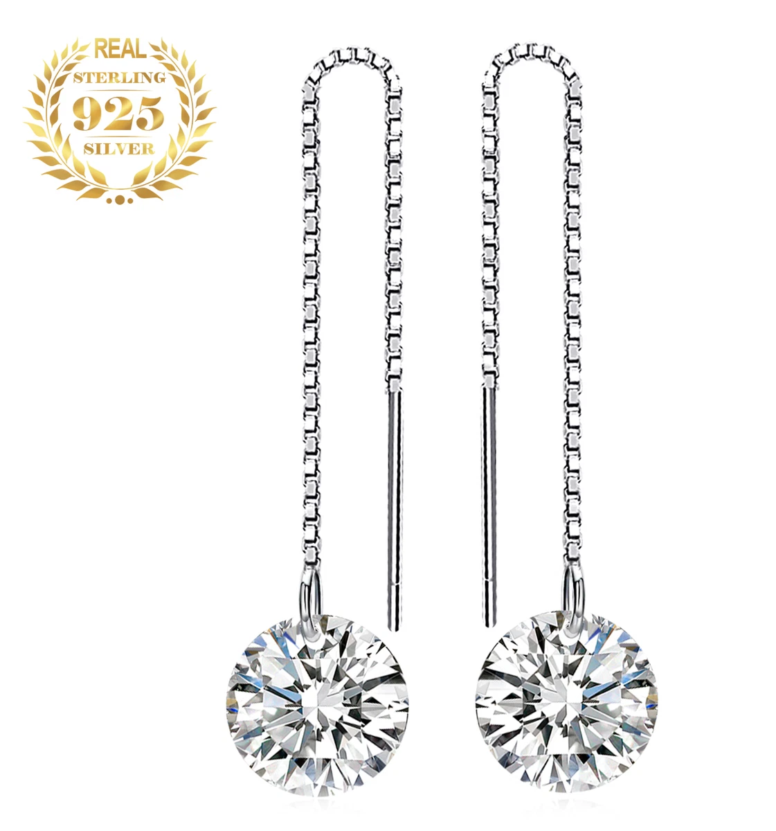 de Plata 925 Pendientes de Finos de Calidad con Modernos! | eBay