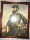 Framed PORTRAIT Print GENERAL Thomas STONEWALL JACKSON by JOHN. A. ELDER 15¼x12¼