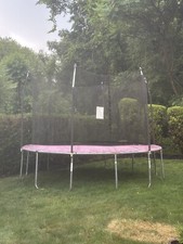 Skywalker Trampolines 12-Foot Trampoline, with Safety Enclosure, Purple