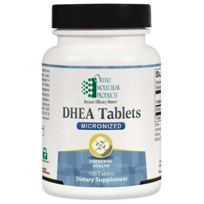 Ortho Molecular Dhea 5Mg Micronized Tablets   100Ct Hormone Support & Unisex
