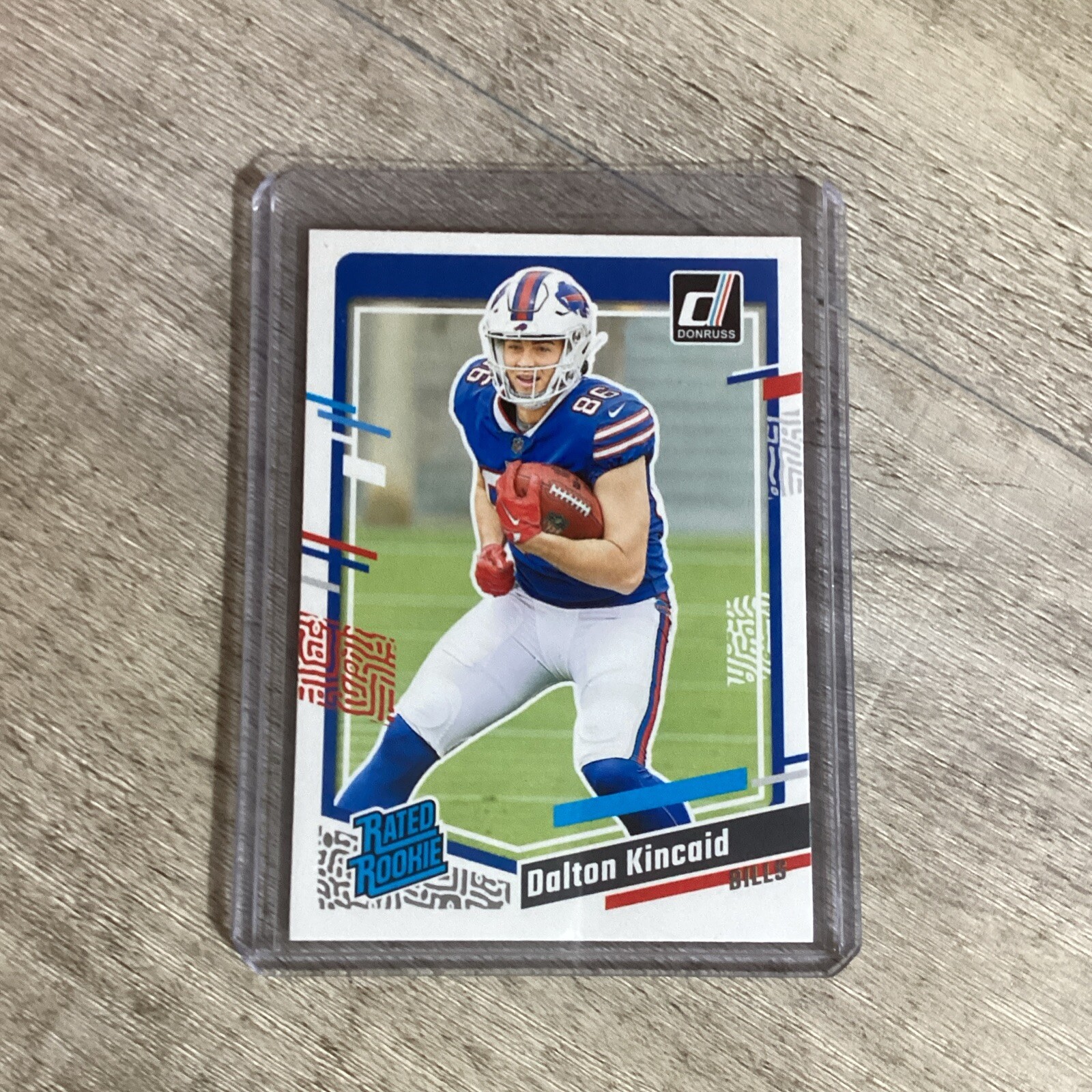 Dalton Kincaid Rated Rookie RC 2023 Donruss Card #308 Buffalo Bills