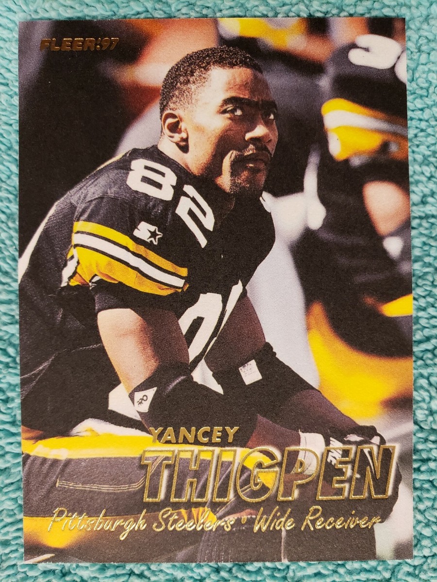 1997 FLEER YANCEY THIGPEN #303 PITTSBURGH STEELERS | eBay