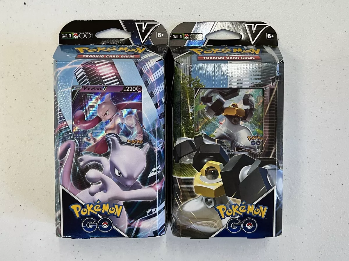 Pokemon Trading Card Game: Pokemon GO V Battle Deck: Mewtwo vs. Melmetal |  GameStop