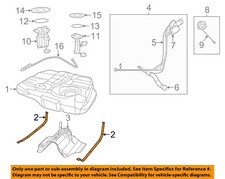 CHRYSLER OEM 2020 Journey Fuel System Components-Tank Strap 4766508AD