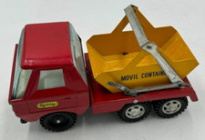 Altes Blechspielzeug Truck LKW Lader mit Container alt antik vintage Gozan Dump