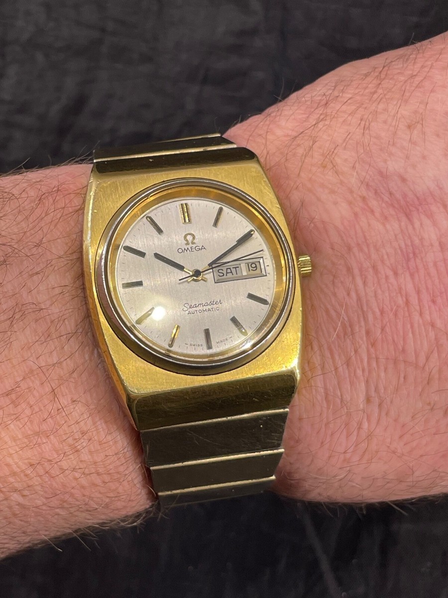 Very cool 1970s vintage Omega Seamaster day date cal 1022 gents