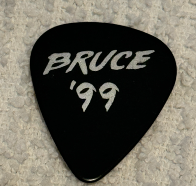 BRUCE SPRINGSTEEN GUITAR PICK THE BOSS 1999 RADIO PROMO PLECTRUM E