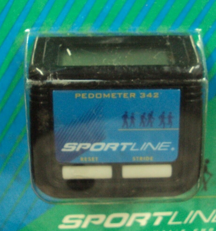 SPORTLINE Electronic Pedometer 342 Distance NOS eBay
