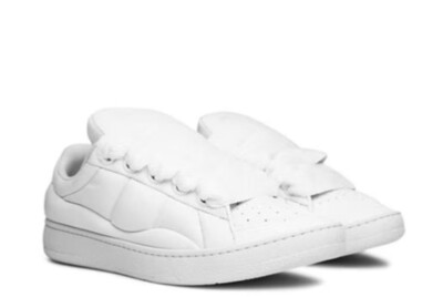 靴 LANVIN SNEAKERS CURB / WHT 41size Curb Sneakers For Women