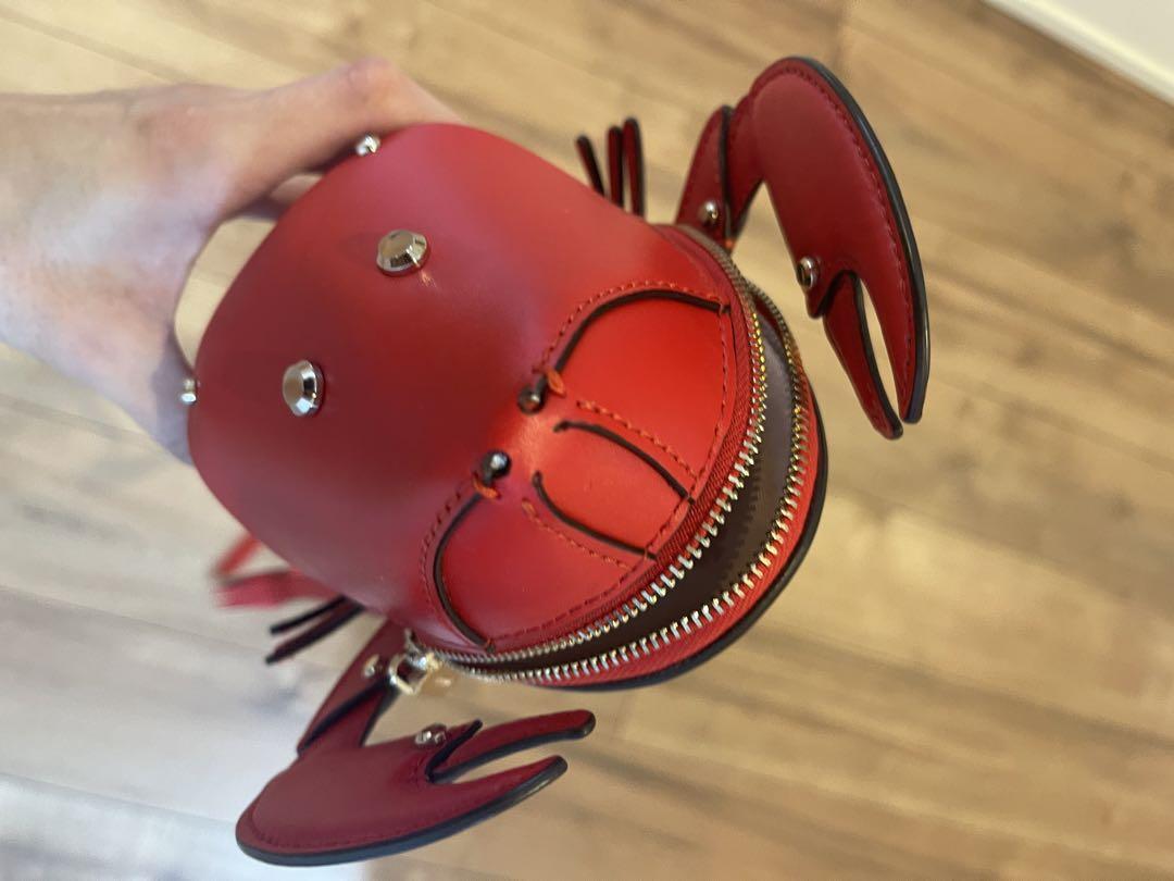 Kate Spade PXRU8785 Shore Thing Red Lobster Crossbody Bag Purse