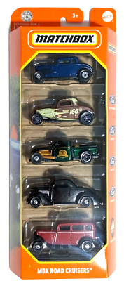 2024 Matchbox 5-Pack Road Cruisers: '32 33 36 Ford Coupe '35