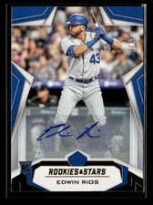 2020 Panini Chronicles Edwin Rios Rookies & Stars Autograph Auto /99 Y8207