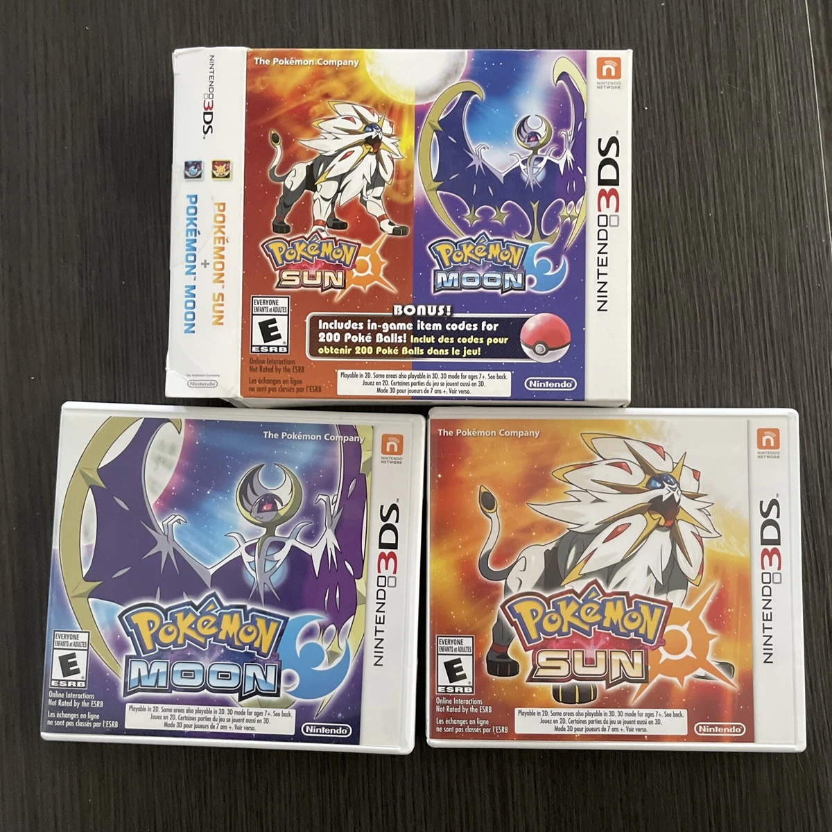 Pokemon sun and moon double pack outlet
