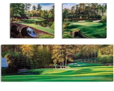 Augusta National Golf Club Golden Bell Amen Corner Azalea Clubhouse 3 Art Prints