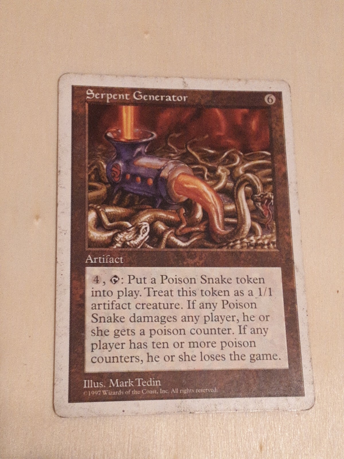 Serpent Generator 5th Edition Rare Lightly Played
