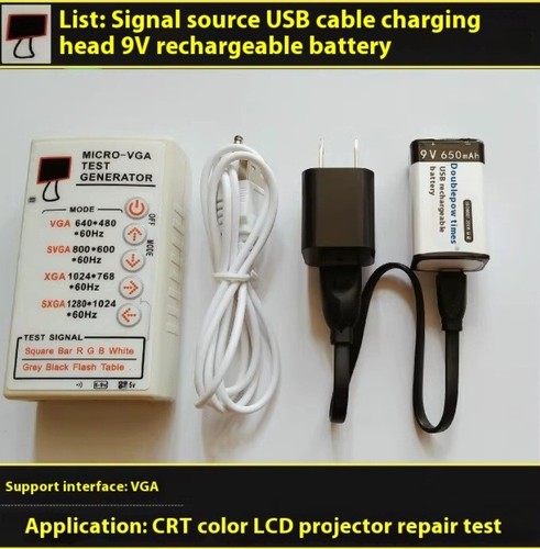 VGA Signal Generator – Tragbarer Display-Tester F Produktbild-Vorschau 5