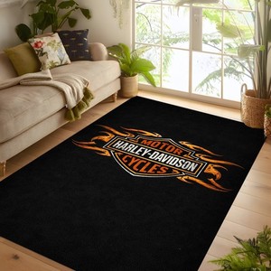 Tapis Harley Davidson 80x200cm, Moto, Déco Garage/atelier, Tissé, Antidérapant
