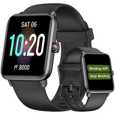 Waterproof Fitness Tracker Watch for Seniors - Pedometer, Step Counter, Sleep Mo