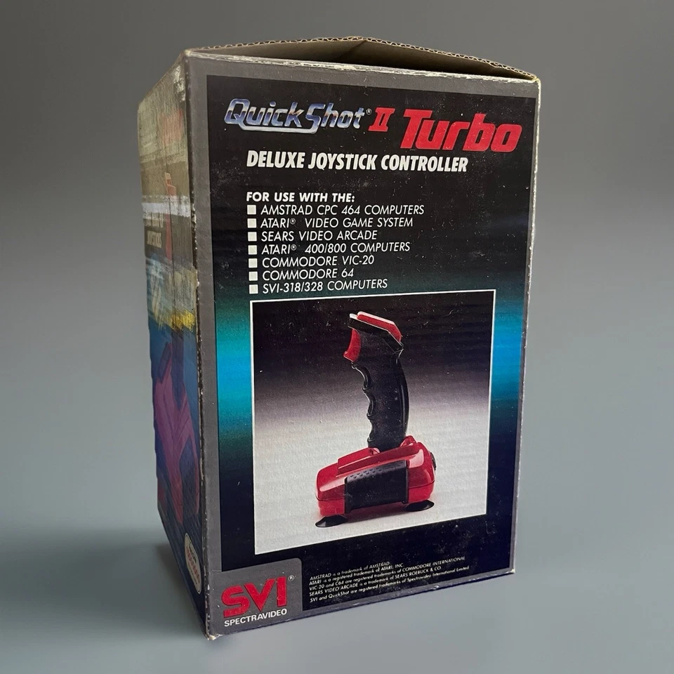 Nintendo NES QuickShot II 2 Turbo Classic Joysticks Controller in Box *FREE Post - Image 4 of 4