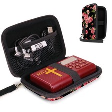 USA GEAR Carry Case Compatible with Wonder Bible, Earbuds, Roses Case Only 