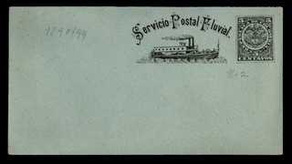 DR WHO 1890s COLOMBIA SHIP STATIONERY UNUSED R69540