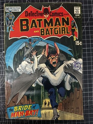 Detective Comics 407 KEY - 1st app She-Bat, 3rd app of  Man-Bat - 1971