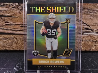 2024 Panini Zenith - The Shield Brock Bowers #8  SSP Case Hit Raiders Rookie NM+