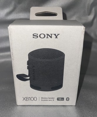 Sony SRS-XB100/B Portable Bluetooth Wireless Speaker Black Tested Working