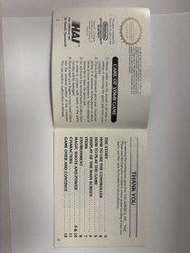 Adventures of Lolo Instruction Manual Only Nintendo NES Hal