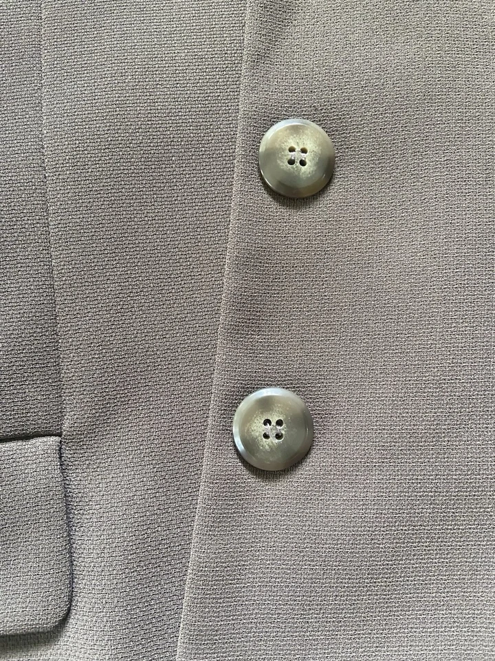 Traje Falda Vintage Color Marrón/Visón, Lord And Taylor, Talla 14/16 Foto 2 de 4