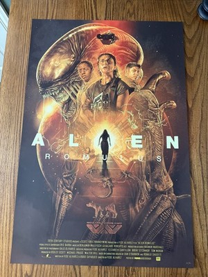 Alien Romulus Mondo 24x36 Poster Juan Carlos Ruiz Burgos Limited Edition Print