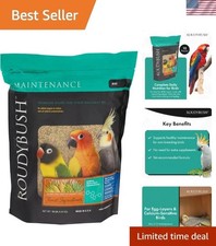 Balanced Nutrition Mini Bird Pellets - 10 lbs, No Additives for Safe Feeding