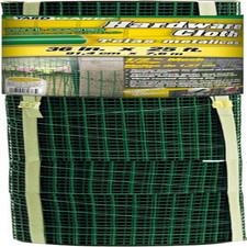 Green Vinyl Coated Hardware Cloth 1/2" Mesh 36"x25' for Garden & Fencing