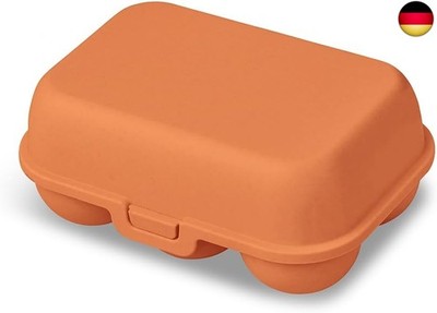 Koziol EGGS TO GO Eierbox für 6 Eier, Aufbewahrungsbox mit Clipverschluss, 