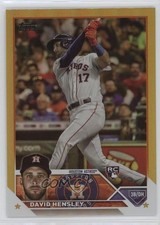 2023 Topps Series 2 Gold Foil David Hensley #649 0vt8