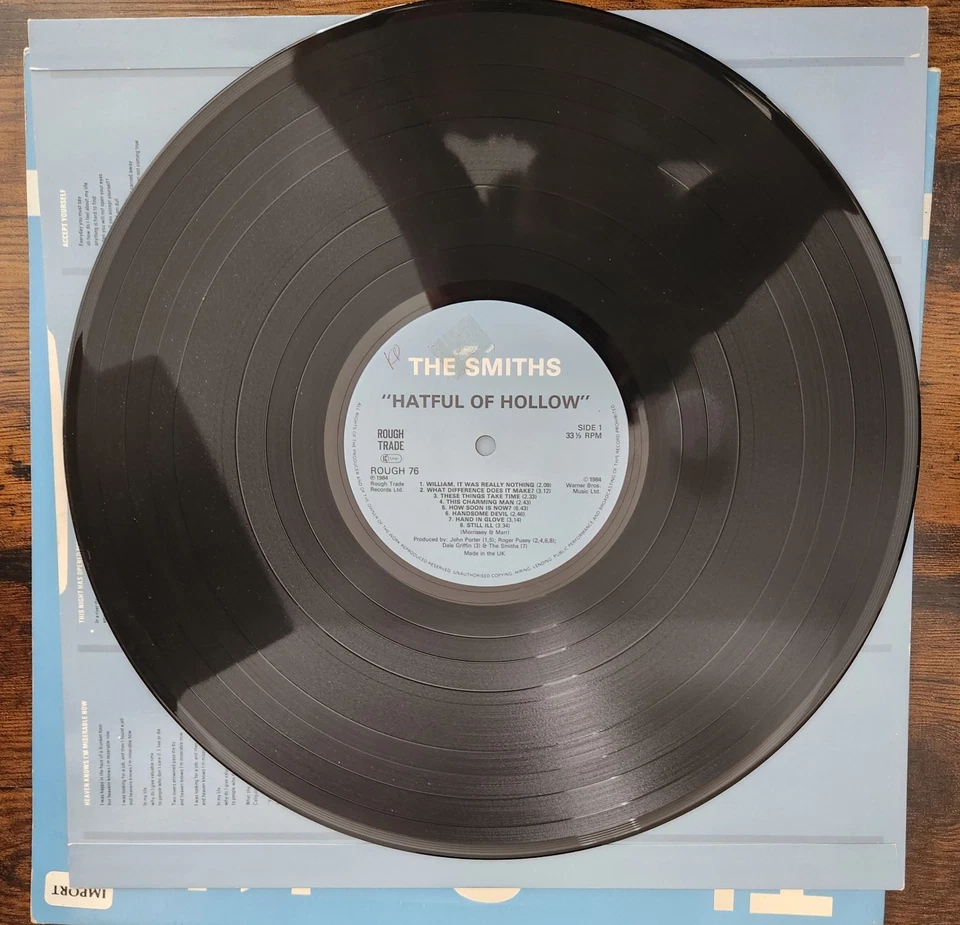 The Smiths – Hatful Of Hollow LP 1984 UK Import 1st Press Morrissey Essential - Image 4 of 4