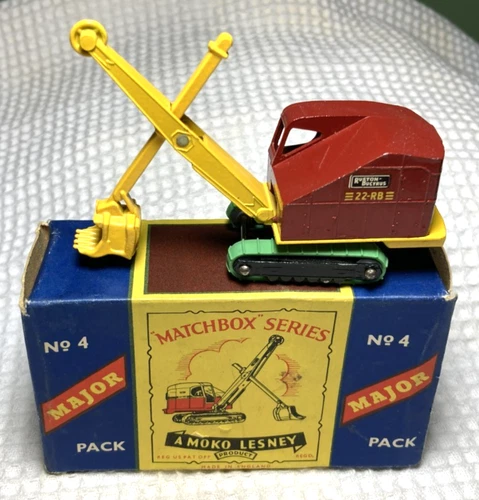 Matchbox/Lesney Major Pack #M-4A Ruston Bucyrus Shovel, w/original box, Mint!