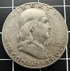 1952-S Franklin Half Dollar Better Date 90% Silver 50c