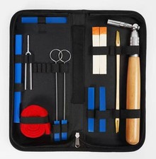 13 PCS Professional Piano Tuning Kit Case Tuner Wrench Hammer Mute Accessory