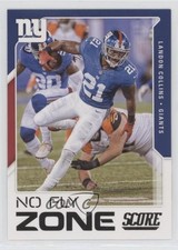 2017 Score No Fly Zone Landon Collins #14 no9