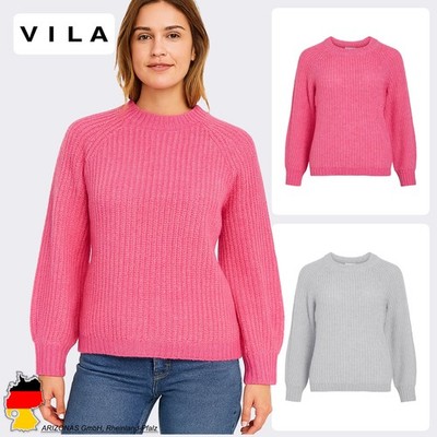 Damen Pullover VILA modischer Strickpullover klassischer Stil bequemes Design